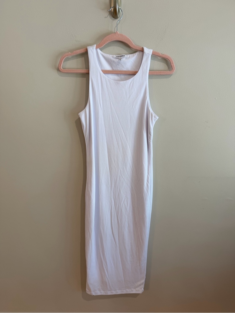 Good American White Bodycon Midi Dress